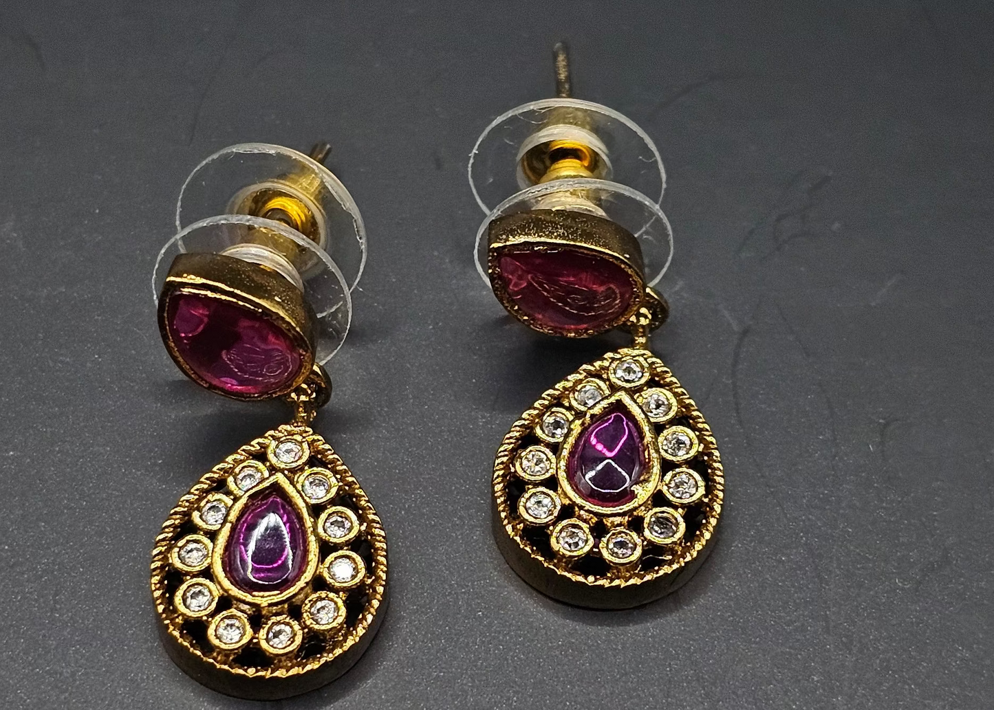 Golden & American diamond Fushion choker - temple jewellery