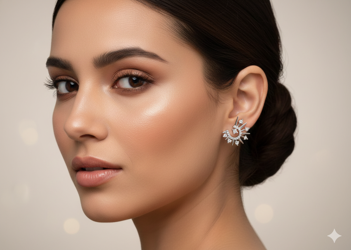 The Eternal Sparkle Cushion-Cut Halo Studs