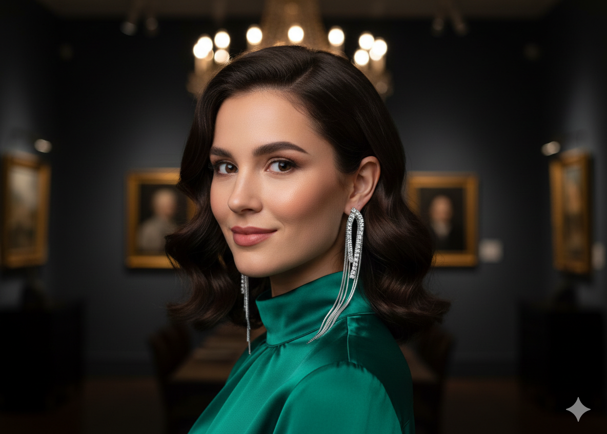 Aurora Stream Diamond Illusion Earrings