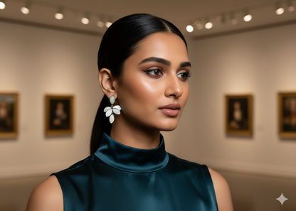 Aurora Blossom Modern Petal Studs