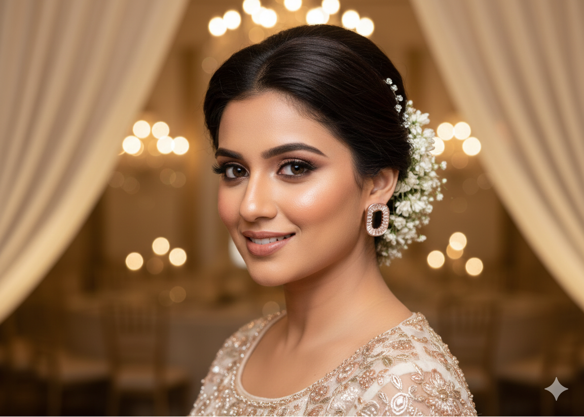 Crystal Pave Oval Hoop Earrings