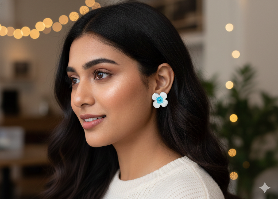 Vibrant Clover Enamel Earrings - Pick Your Pop