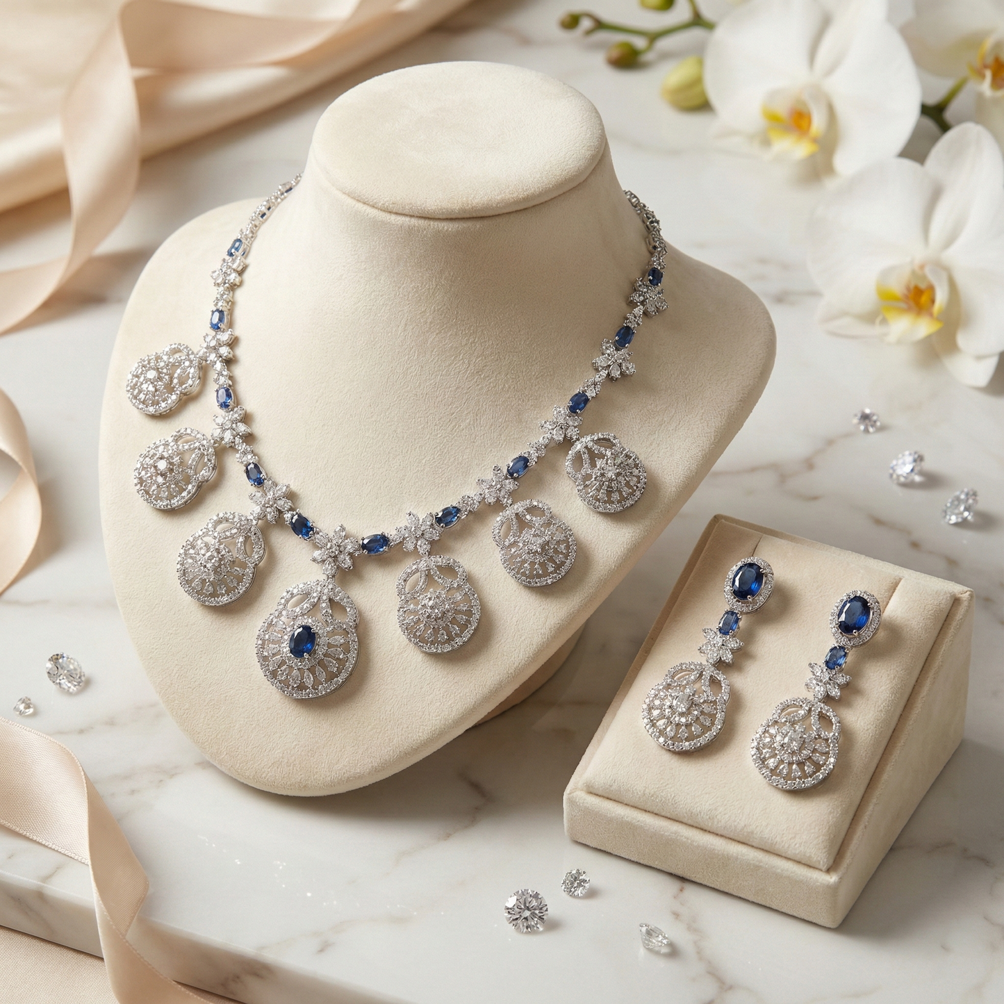 LYVVA | Wedding Jewellery with Matching Earrings